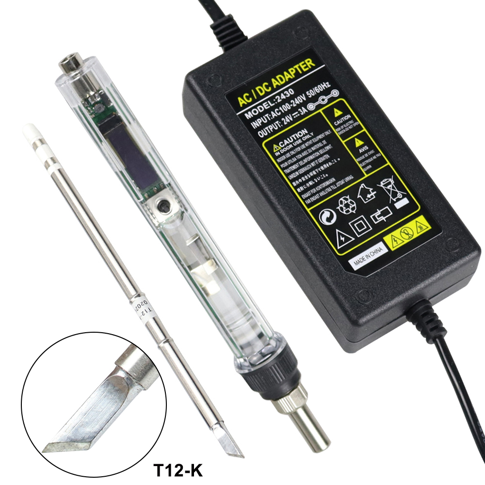 Industrial Laser Soldering Iron - T12 Elektrische Lötkolben Kit DC 12-24V