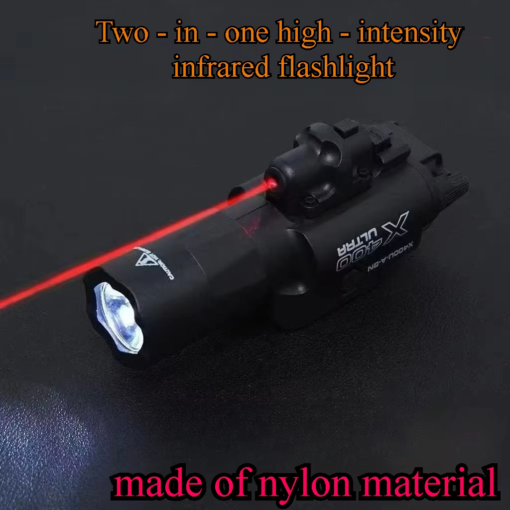 Industrial Laser Gun - 2-in-1 X400U Hochleistungs-Taschenlampe mit Laserpointer, passend