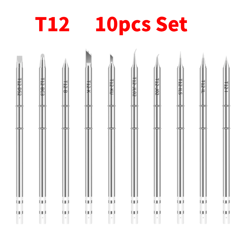Industrial Laser Soldering Iron - 10 Stück T12 Set Lötspitzen Verschiedene