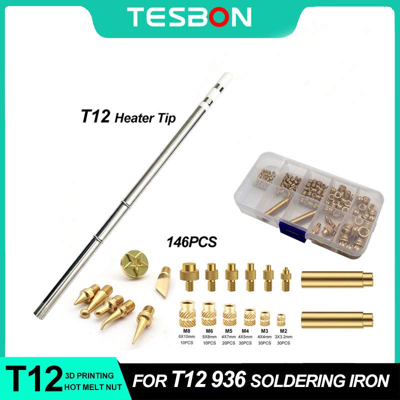 Industrial Laser Soldering Iron - 3D-gedruckte Heißschmelz-Einsatzspitzen für Quicko T12 Lötkolben,