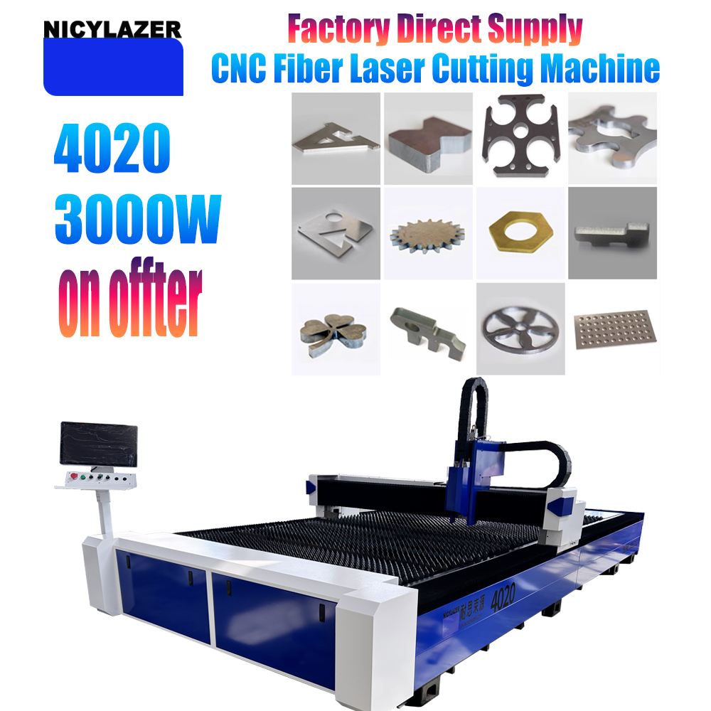 Industrial Fiber Laser Cutting Machine - NICYLAZER CNC 3000W 4020 Faserlaser-Schneidemaschine für