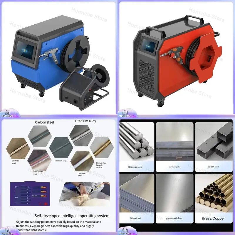 Industrial Laser Repair - Vier-in-Eins Luftgekühlte Laserschweißmaschine Handgeführter Metallschweißer für