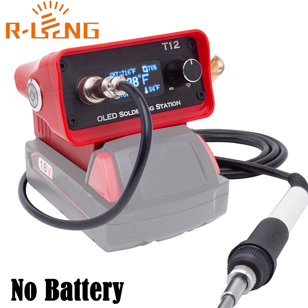 Industrial Laser Soldering Iron - OLED T12 Lötkolbenstation, verstellbare Schweißstation für