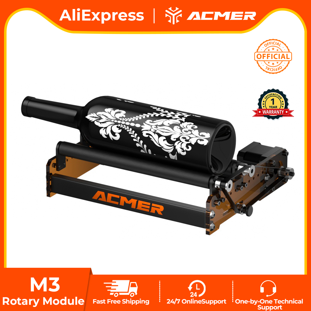 Industrial Laser Cutting - ACMER M3 Laser-Rotationswalze 360° ° Rotierende