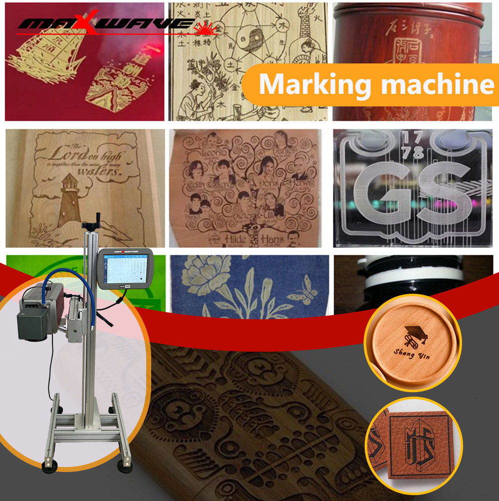 Industrial Laser Printing Machine - Vielseitige fliegende CO2-Laserbeschriftungsmaschine mit anpassbaren Gravurbereichen,