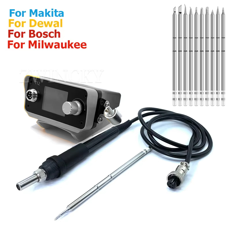 Industrial Laser Soldering Iron - Kabellose Lötstation für Dewalt/Makita/Milwaukee/Bosch, 18V 20V