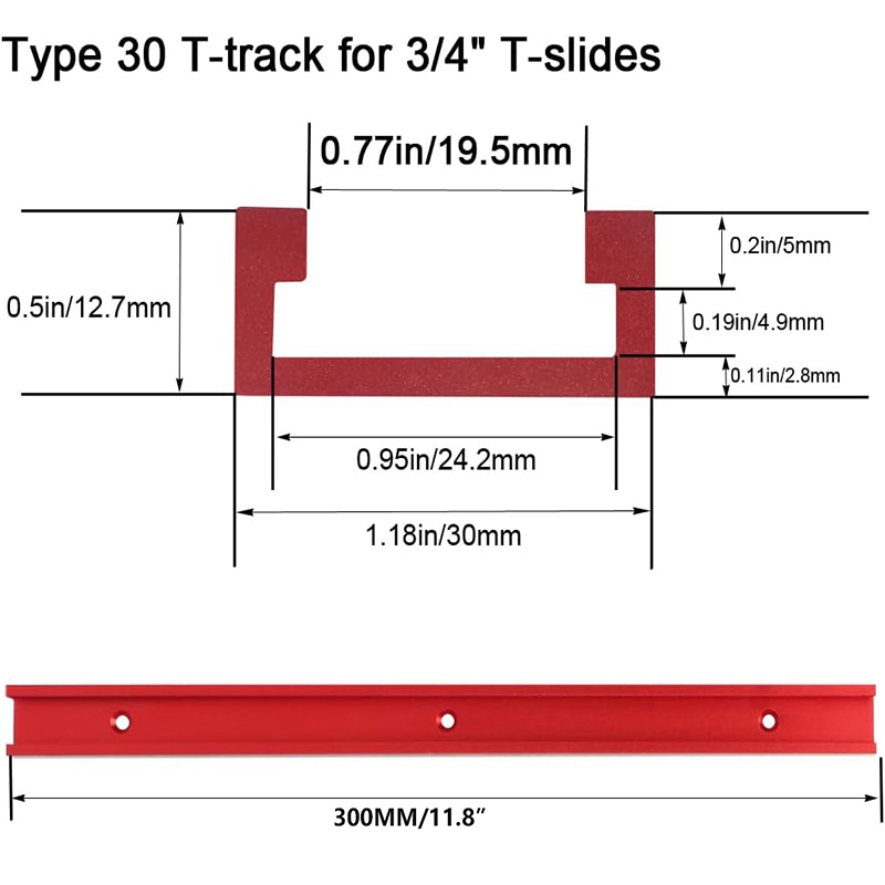 2 stücke Typ 30 Holzbearbeitun – Aluminum T-Slot Profile Bewertung und Preis