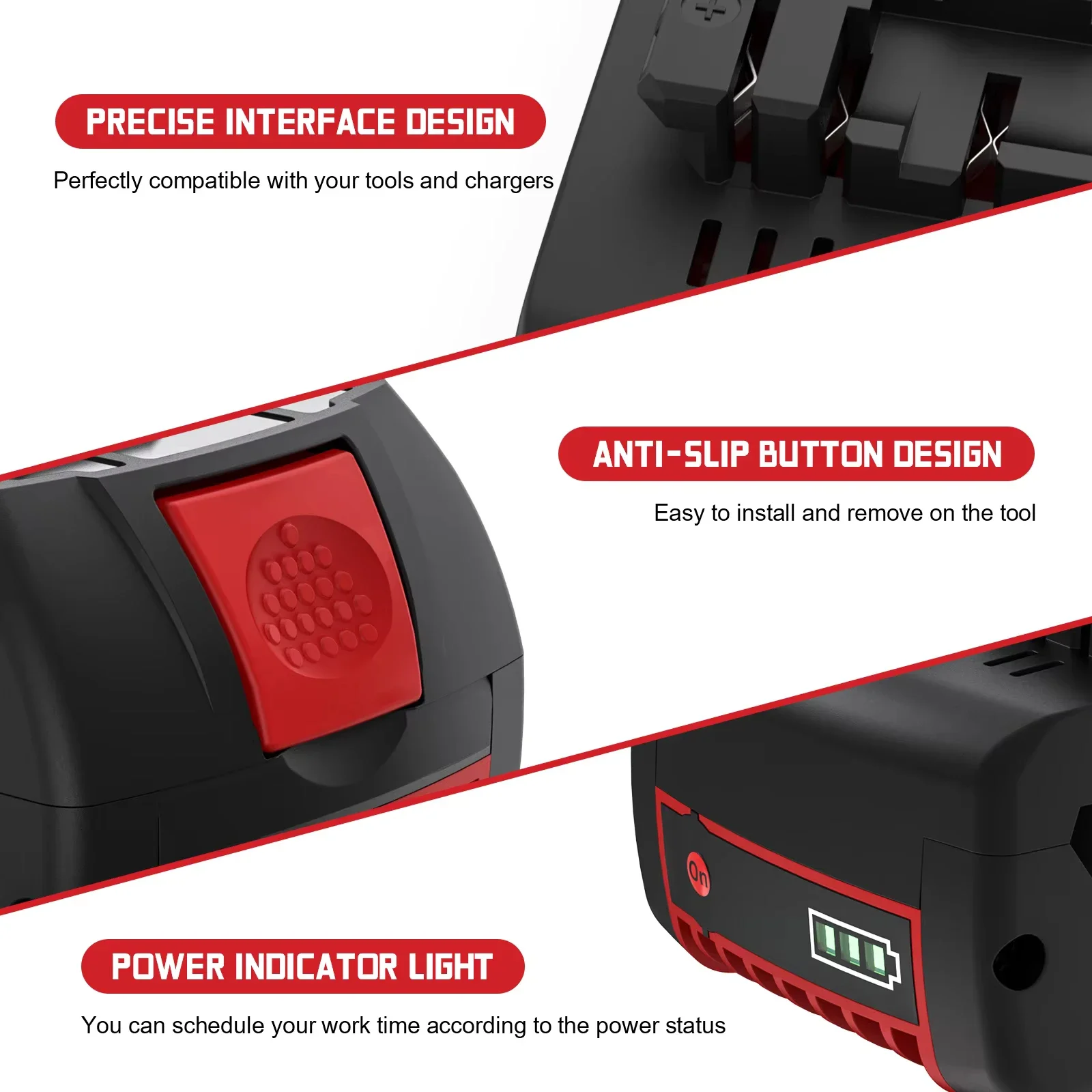 2er-Pack 10,0Ah Akku für Elekt – Bosch Drill Gsb 18V Bewertung und Preis