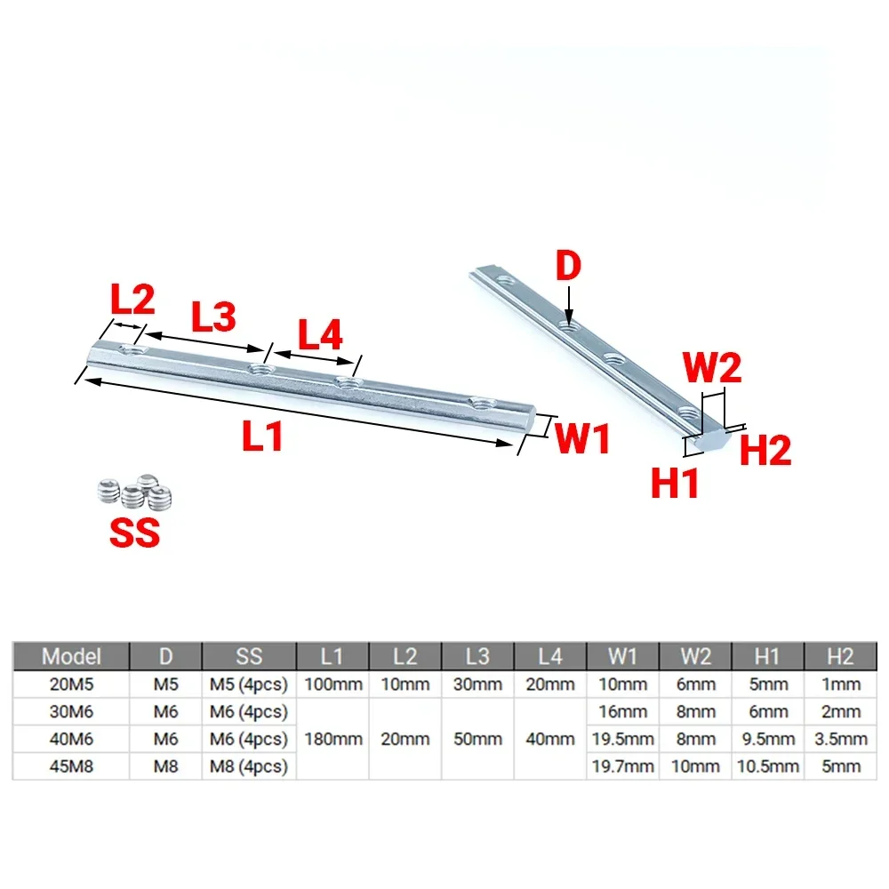 4 Stück V-Slot T-Slot Joiner 1 – Aluminum T-Slot Profile Bewertung und Preis