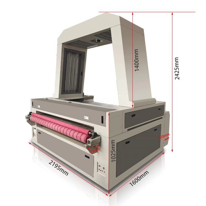 1610 CCD-Kamera-Laserschneidem – Industrial Laser Fabric Cutter Bewertung und Preis