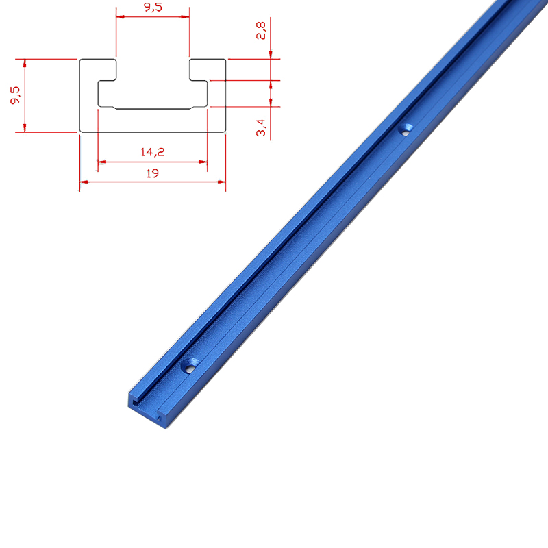 1Pc 19/30/45/75Typ T-schienen  – Aluminum T-Slot Profile Bewertung und Preis