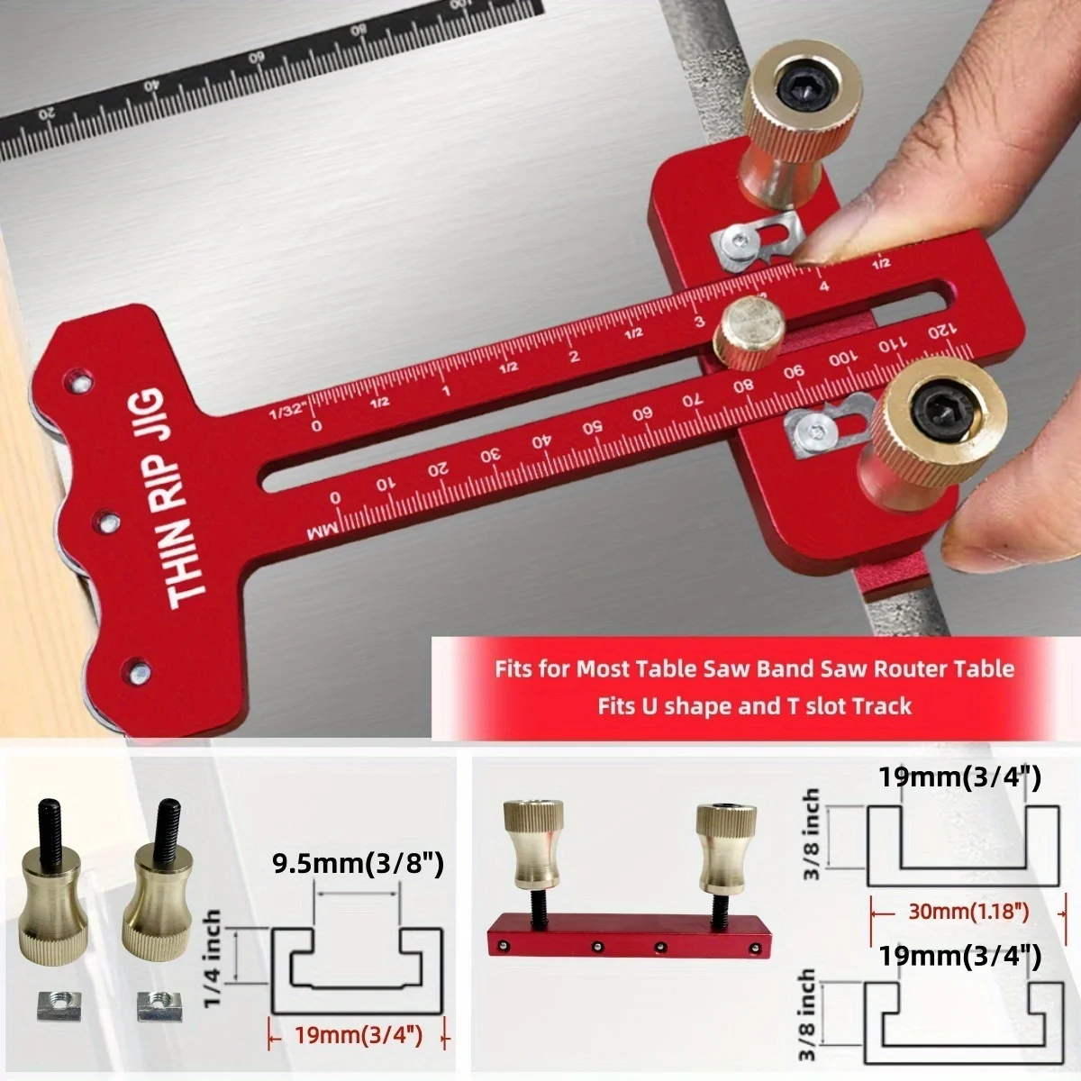 Dünne Rip-Tischsägenlehre, 3 R – Aluminum T-Slot Profile Bewertung und Preis