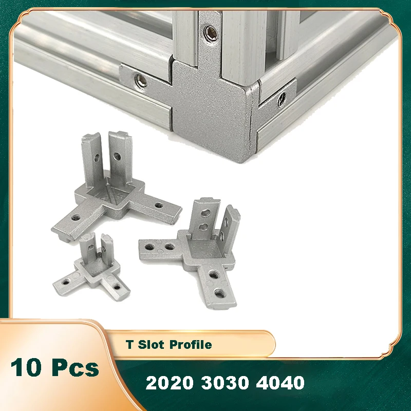 10 Stück 3-Wege-Eckverbinder E – Aluminum T-Slot Profile Bewertung und Preis