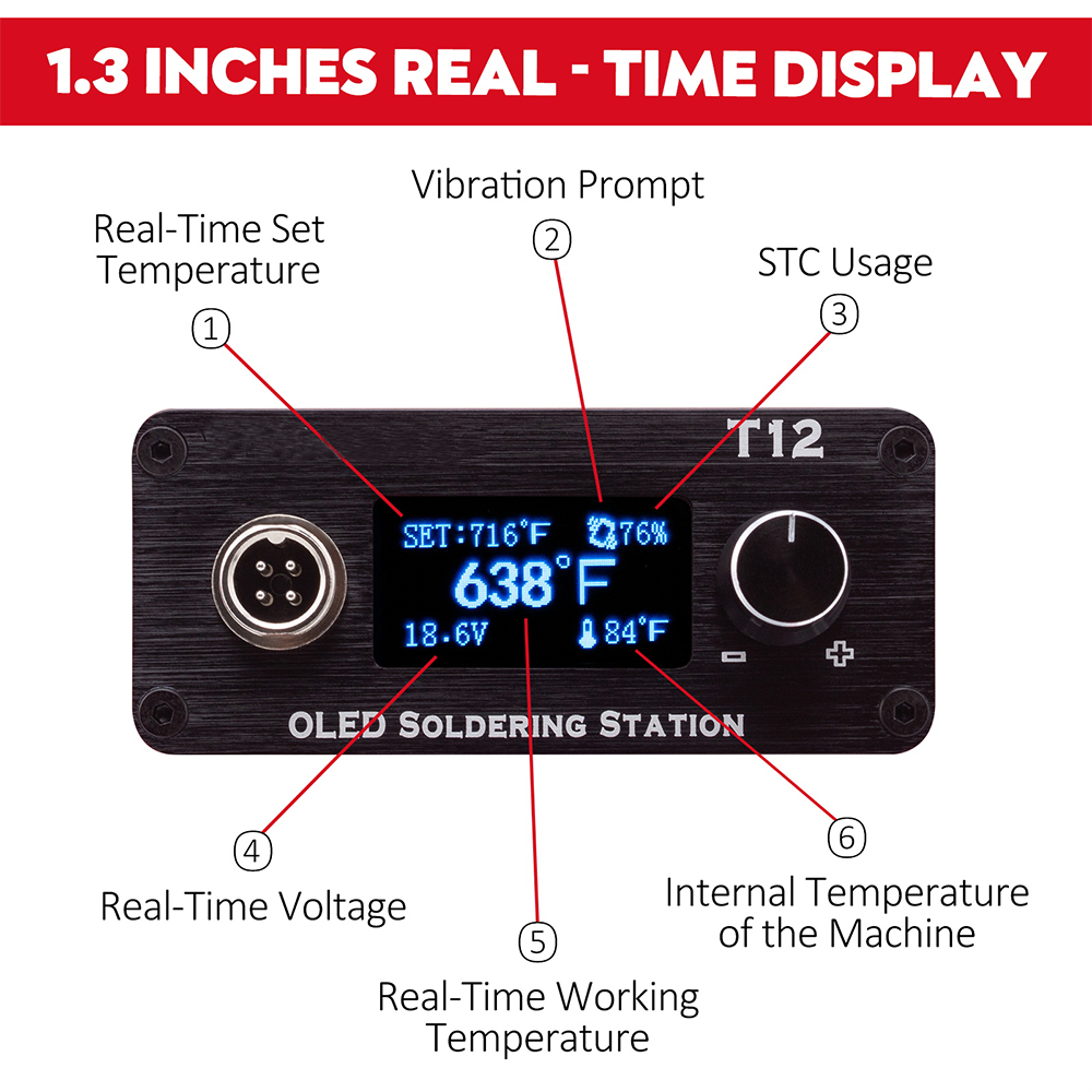 OLED T12 Lötkolbenstation, ver – Industrial Laser Soldering Iron Bewertung und Preis