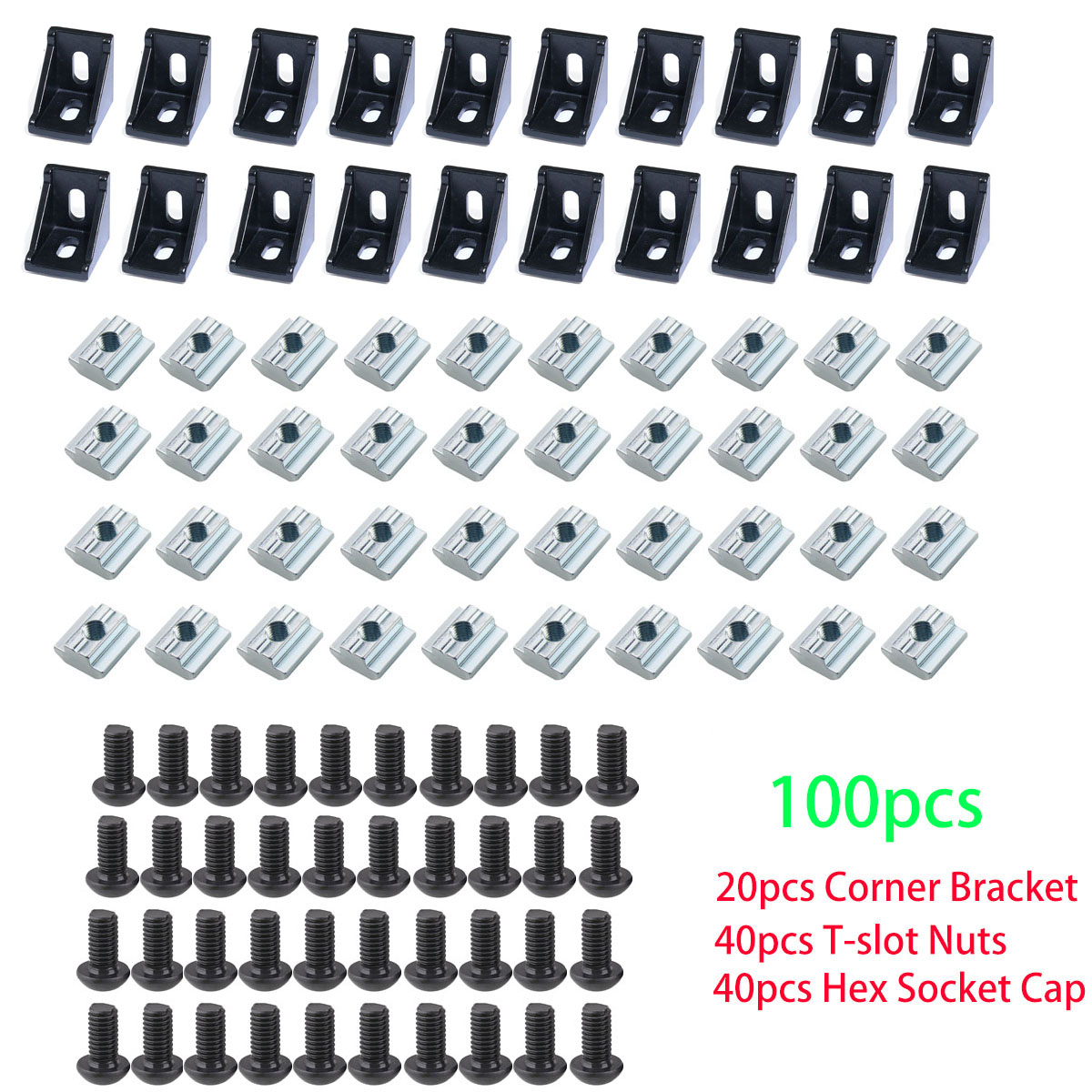 100 Stück 2020 Aluminium-Profi – Aluminum T-Slot Profile Bewertung und Preis
