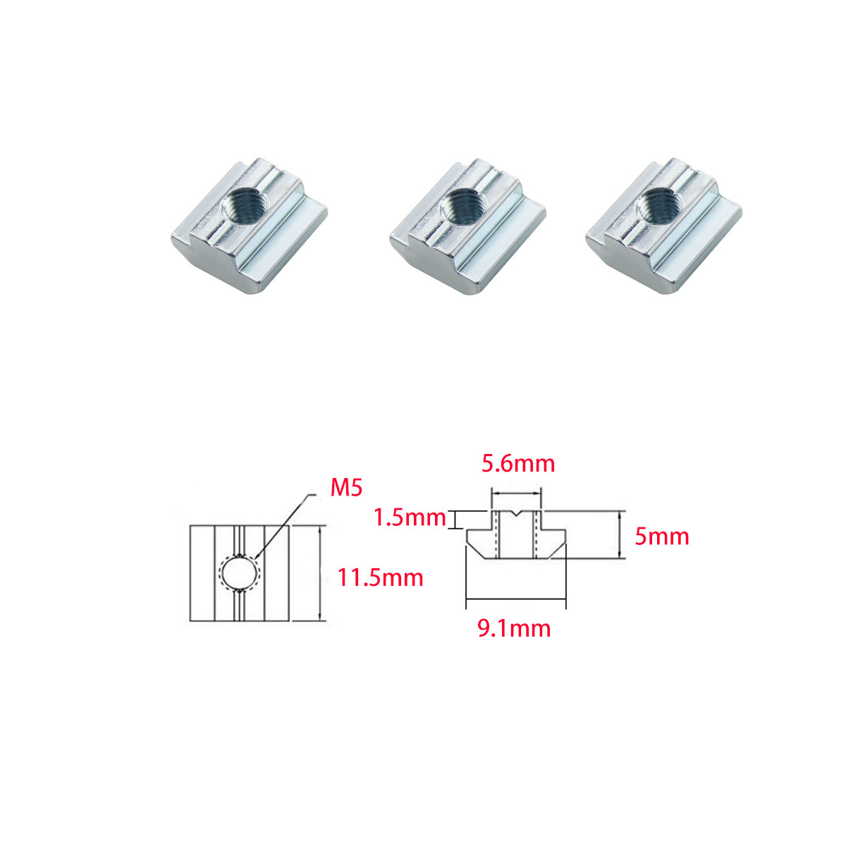 100 Stück 2020 Aluminium-Profi – Aluminum T-Slot Profile Bewertung und Preis