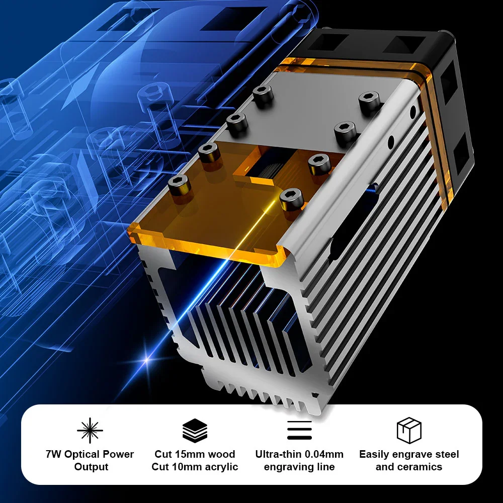 NEJE 7W Dioden-Lasergravur- un – Laser Beam Expander Bewertung und Preis