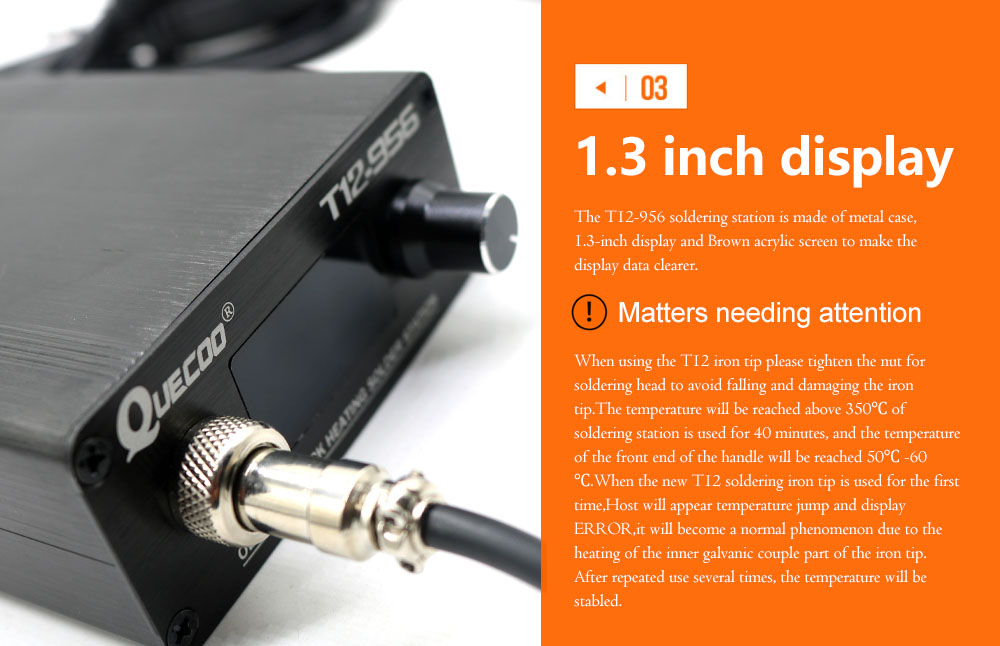 QUECOO T12-956 Löten Digital S – Industrial Laser Soldering Iron Bewertung und Preis