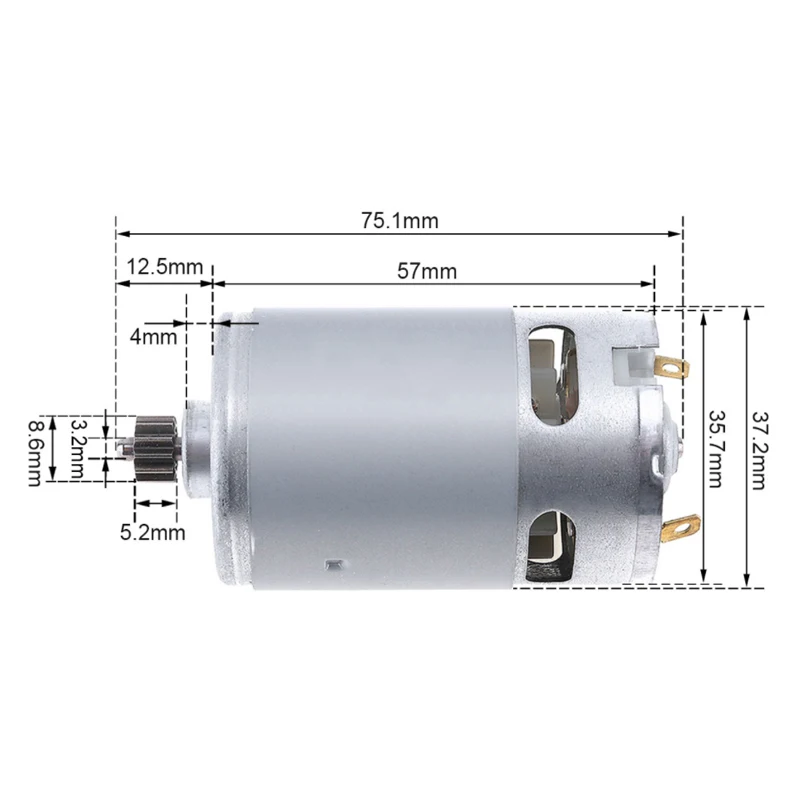 RS550 DC-Motor 12 13 Zähne 9,5 – Bosch Drill Gsb 18V Bewertung und Preis