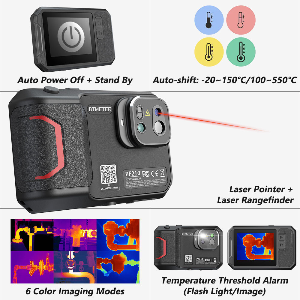 256x192 Wärmebildkamera, tragb – Industrial Laser Measurement Bewertung und Preis